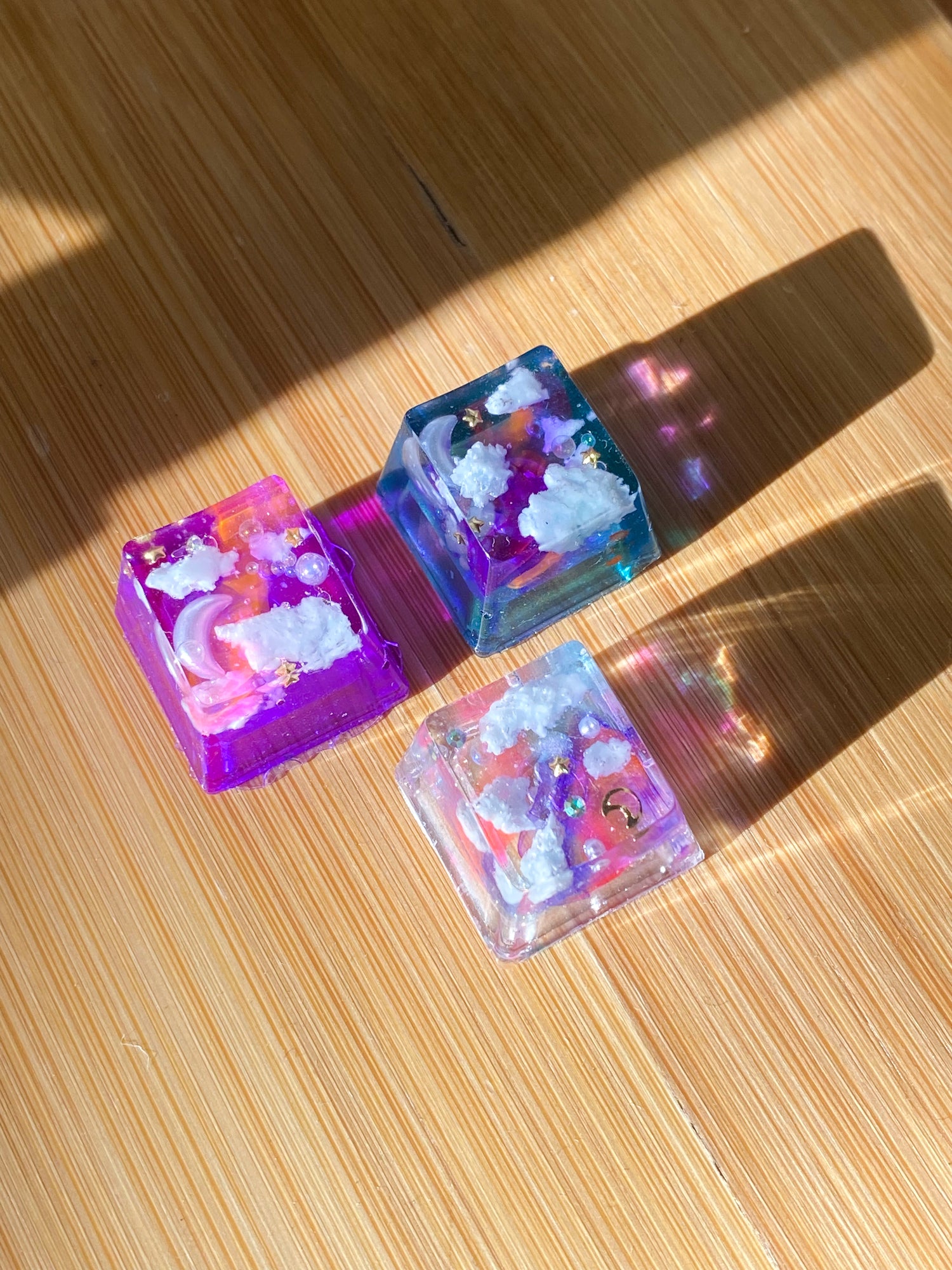 Resin keycaps