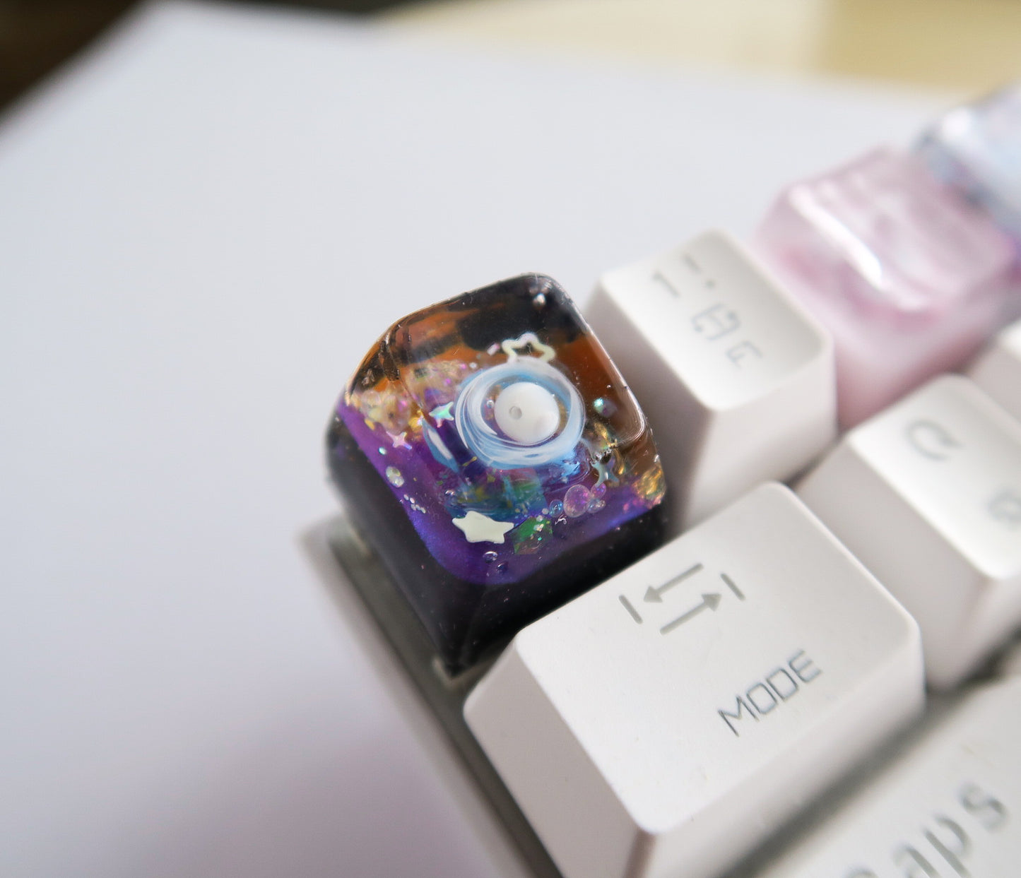 Artisan Galaxy Resin Keycap