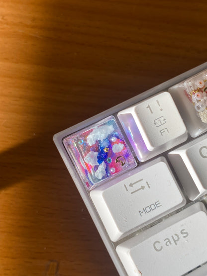 Resin Kawaii Cloud Sky Keycap