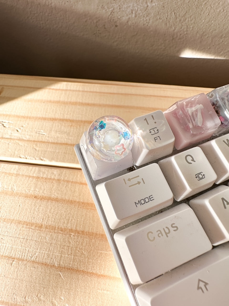 Sphere Galaxy Resin Keycap