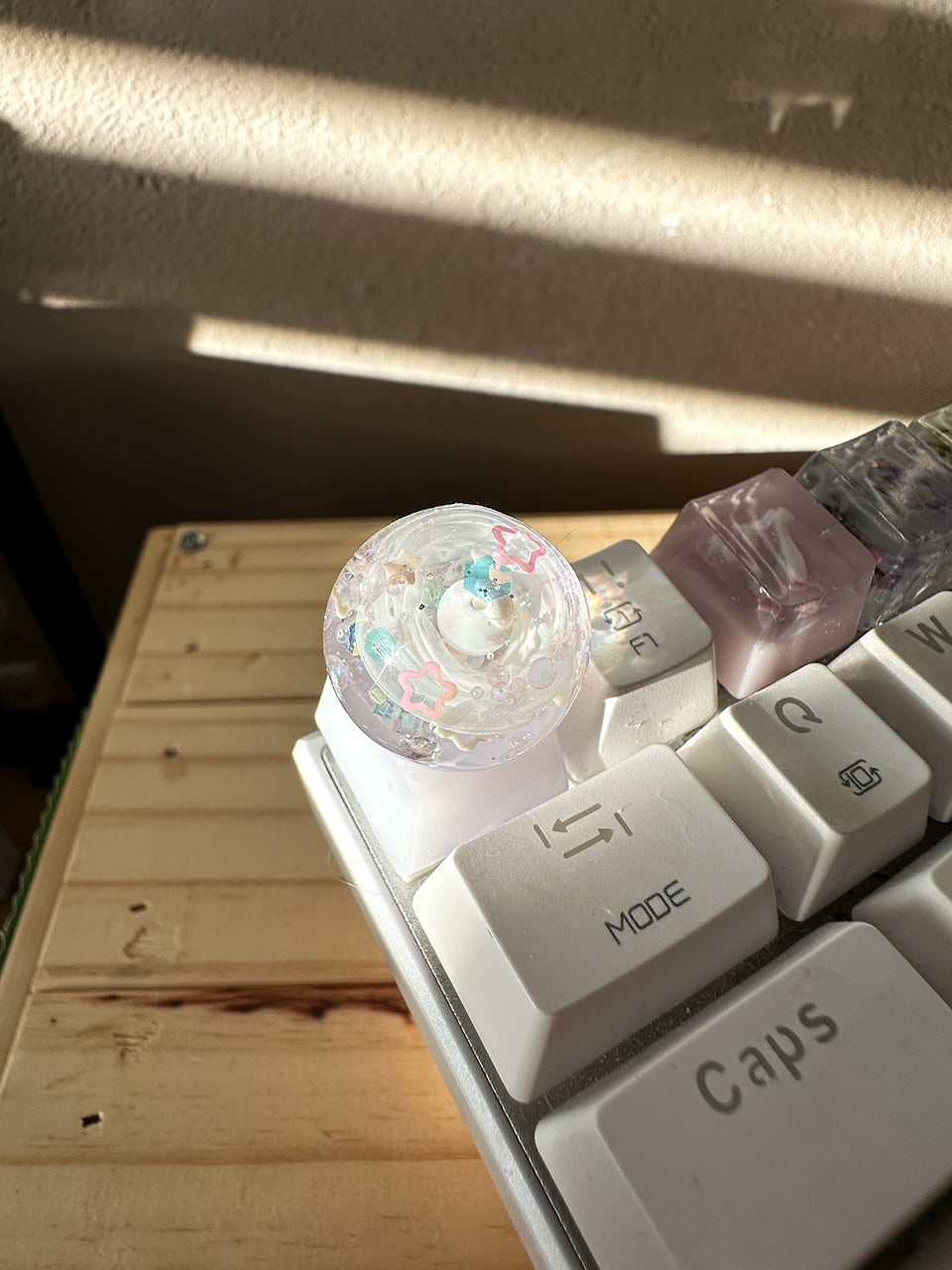 Sphere Galaxy Resin Keycap