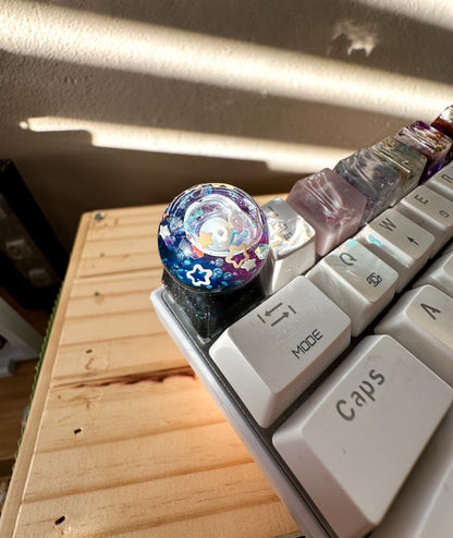 Sphere Galaxy Resin Keycap