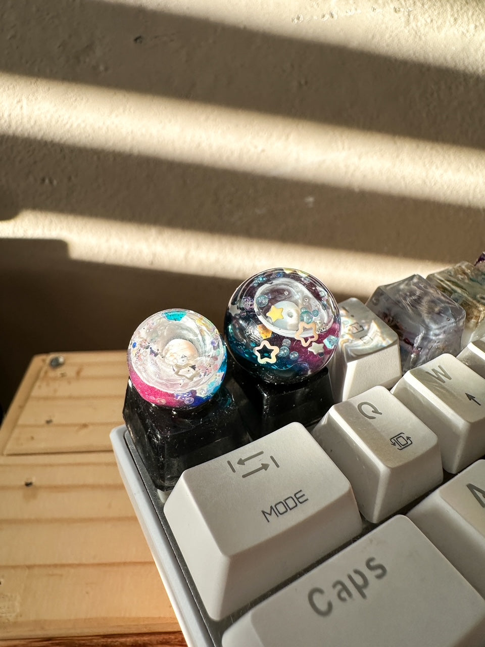 Sphere Galaxy Resin Keycap