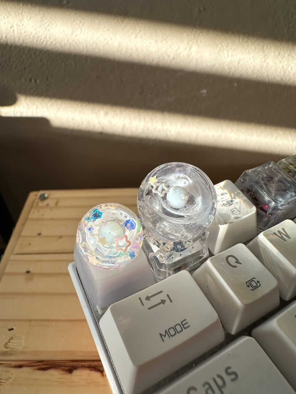 Sphere Galaxy Resin Keycap