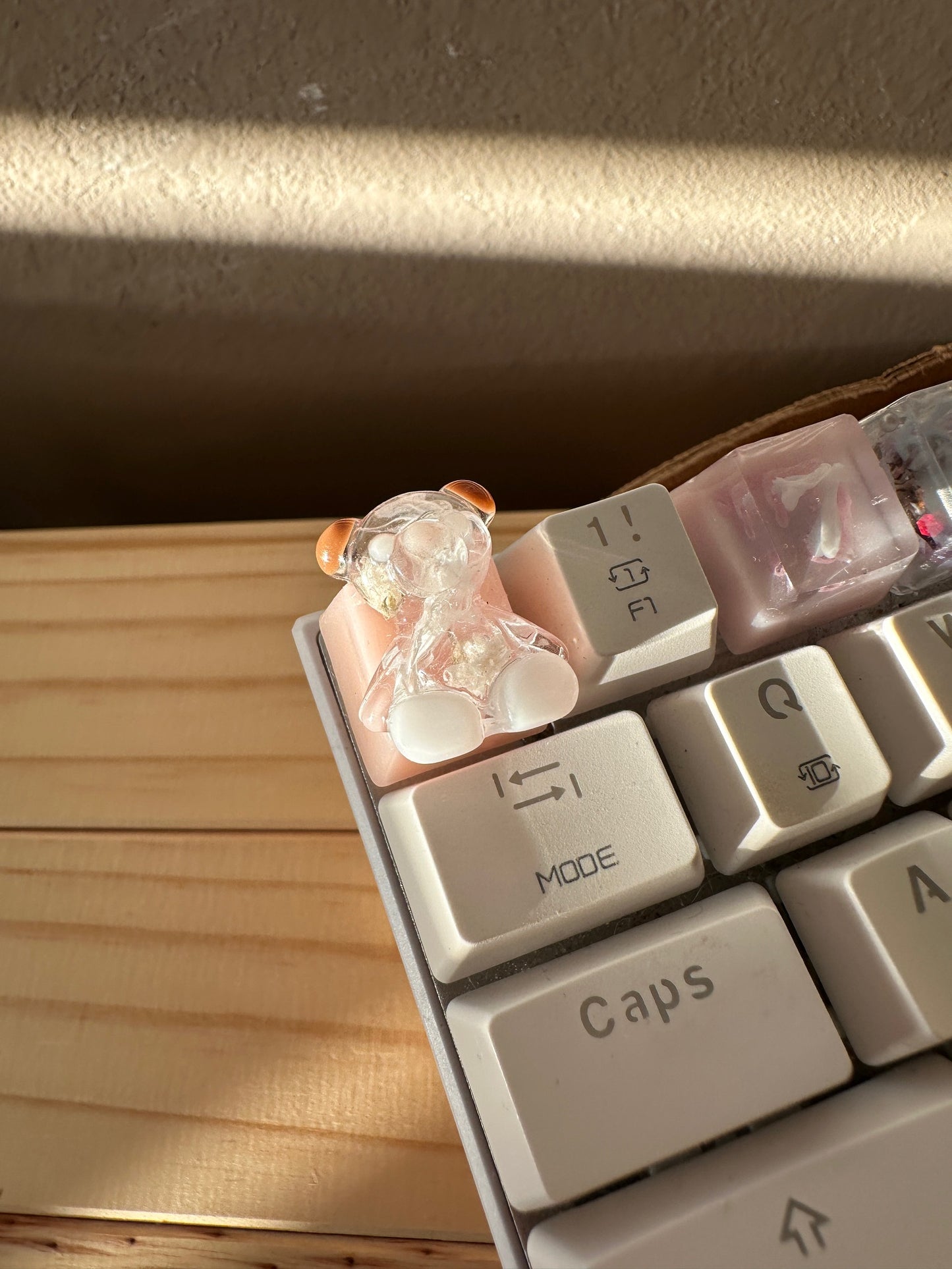 Kawaii Bear Resin Keycap